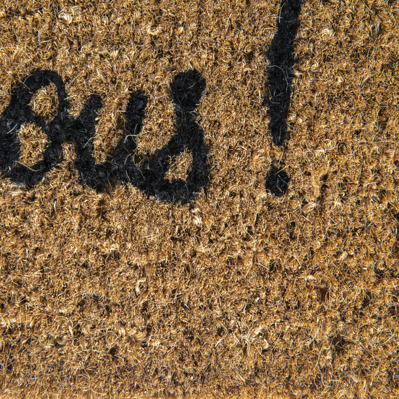 Augusta Hello Gorgeous! Paillasson Natural Coir 32 po x 16 po