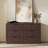 54.5" W Fluted 6-drawer Dresser, Thick Fluted Wood Chest with Faux Marble Top and Sturdy Base-2071817300