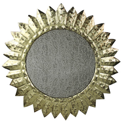 Miroir Starburst Antique, laiton
