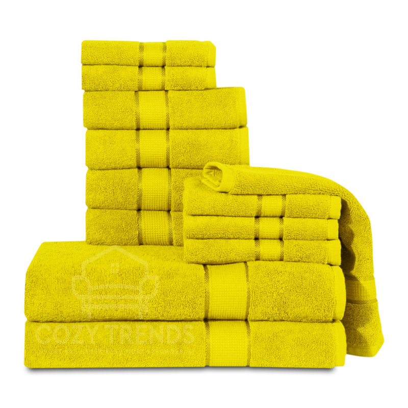 Kitchen Towel Linen Set, Yellow