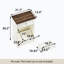 Armoire à ordures inclinable 13 gallons-123136969