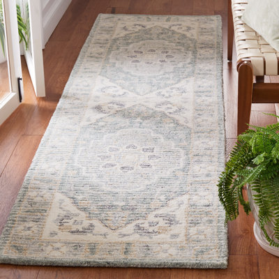 Tapis gris clair / ivoire Metro 617