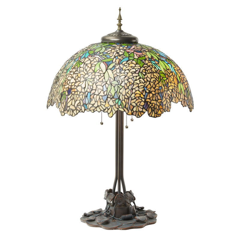 31.75"H Laburnum Tiffany-Style Stained Glass Table Lamp