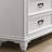 Wood 3-Drawer Nightstand, Weathered White and Gray