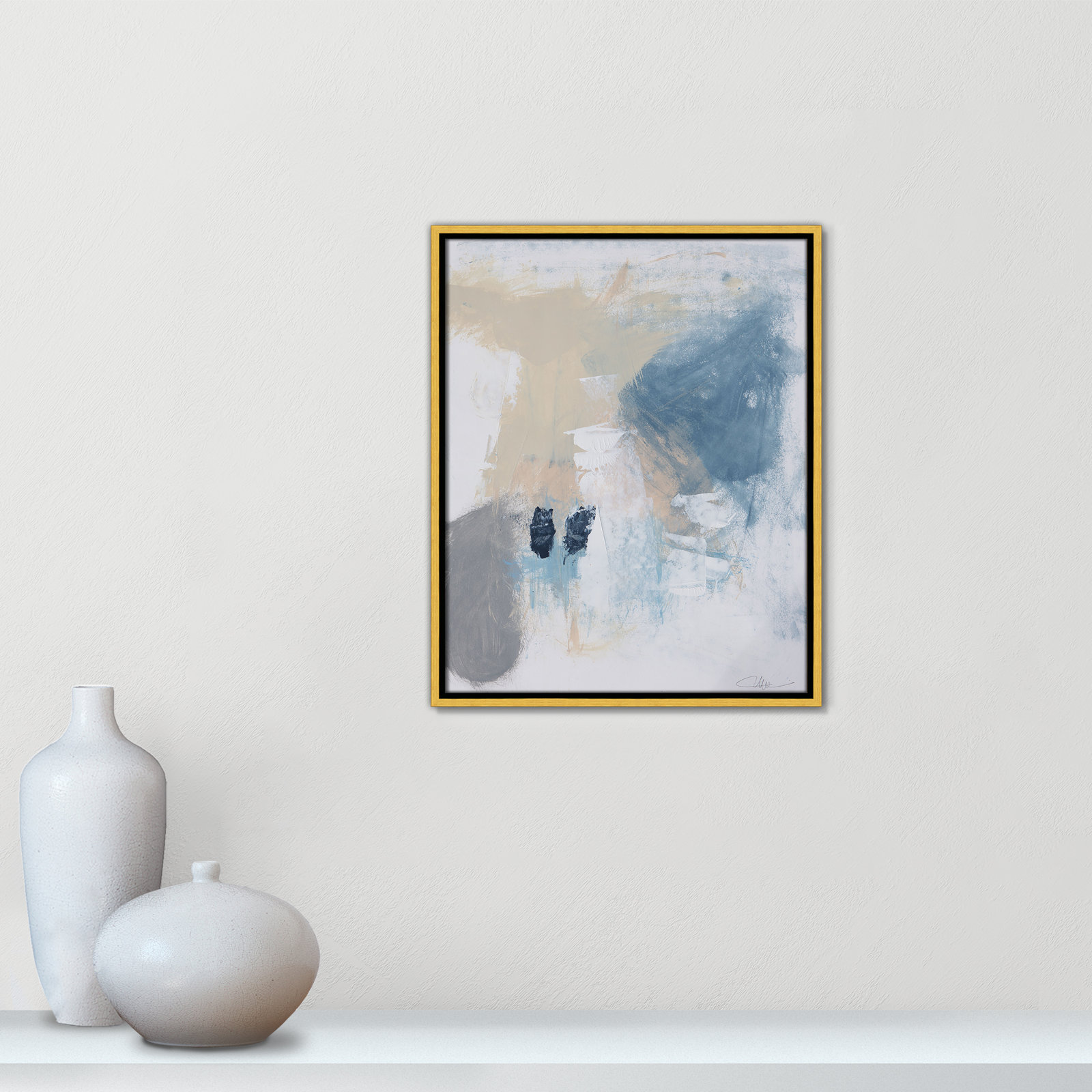 Coastal Carnival II Print by Casa Fine Arts, No Mat, 21.5" H x 17.5" W x 2" D, Gold Floater Framed Canvas