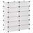 12 Pair Stackable Shoe Storage Cabinet
