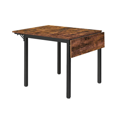 Viterbo Drop Leaf Solid Wood Dining Table
