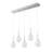 Eathyn 5-Light Teardrop Glass Kitchen Island Pendant