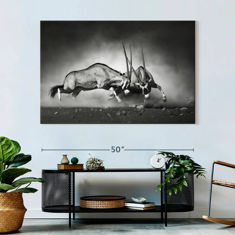 Brampt Wildlife Combat, 34" H x 51" W