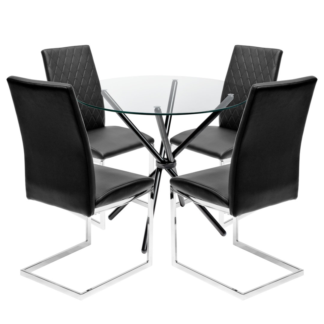 Brompton 4 - Person Dining Set