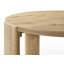 Table de salle à manger ronde 47 "Bruno Oak Finish