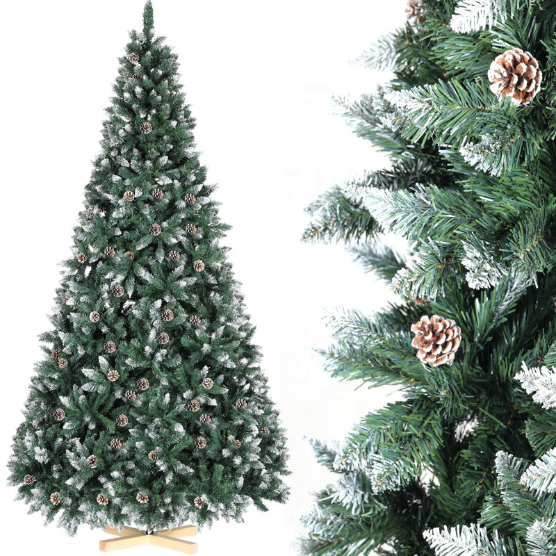 Lighted Artificial Christmas Tree, 8.86' H