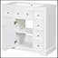 Meuble-lavabo sur pied simple 36 po avec plateau en céramique Dunlow