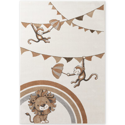 Rectangle Animal Print Area Rug