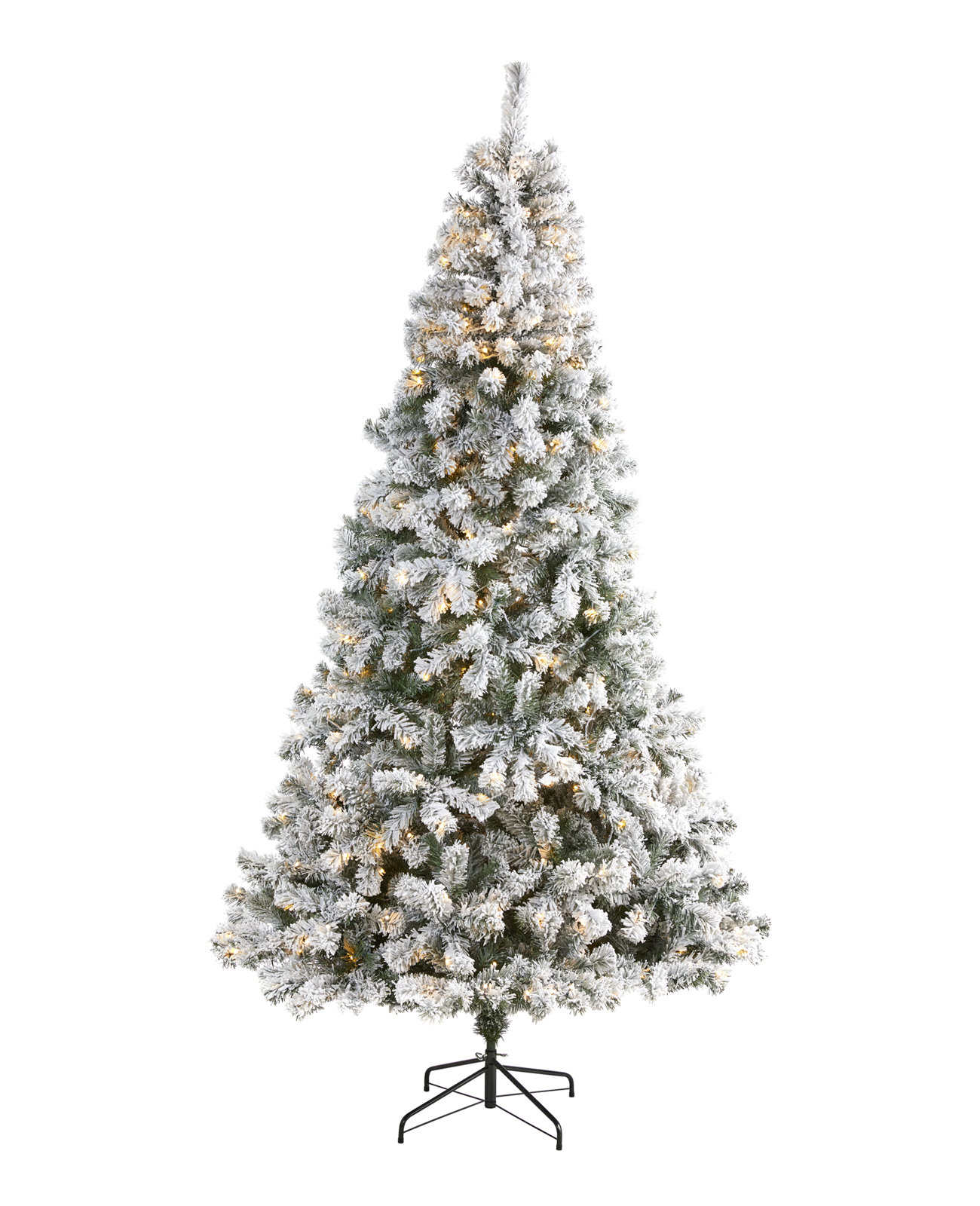 Lighted Artificial Christmas Tree, 8' H