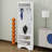 Corner Hall Tree With Shoe Bench, Versatile Coat Rack With 4 Hooks, Corner Cabinet With Adjustable Shelf-872225101