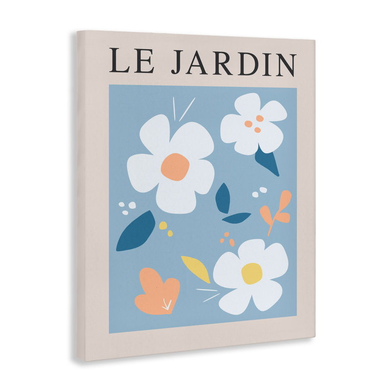 Toile rebondissante Le Jardin, design par Anna Quach, H 20 po x l 16 po