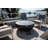 Eclipse 44" Round Propane Fire Pit Table with Wind Guard, Burner Lid & Tank Cover-109973246