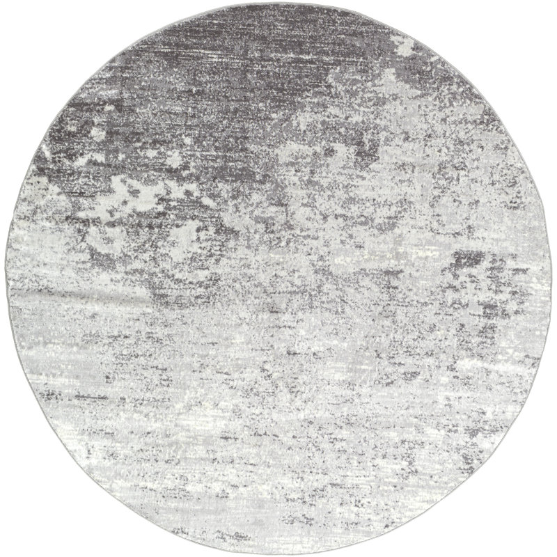 Heimskringla Abstract Indoor Rug, Round 7'10"
