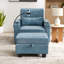 Canapé inclinable simple avec dossier réglable manuellement, port de charge USB-1707340112