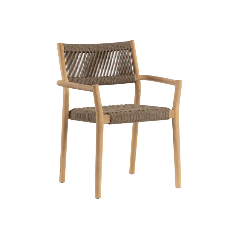 Outdoor Dining Armchair, Natural