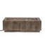 Foyer en fer - motif en bois brun - 50 000 BTU (48 pouces, rectangulaire)