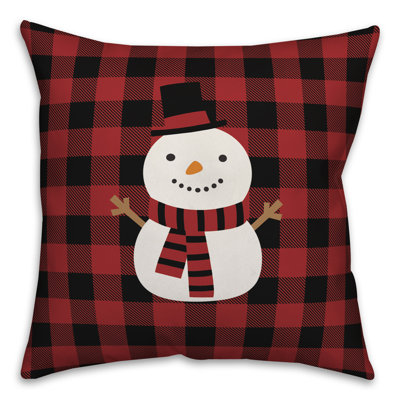  Coussin Snowman