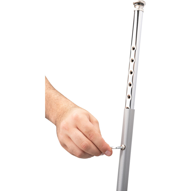 6200 Series Height Adjustable Heavy Duty Steel Stool with Footring, 18"