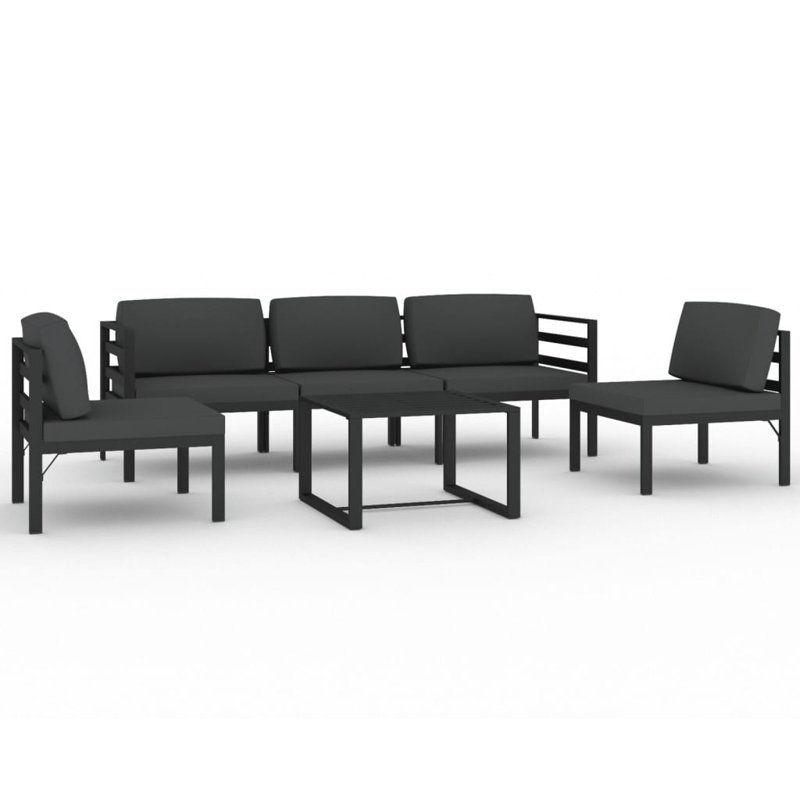 6 Piece Lounge Sectional Seating Group
