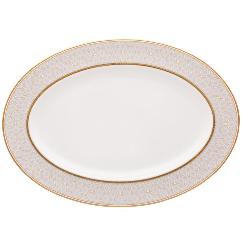 Noritake Noble Pearl Oval Platter, 14"