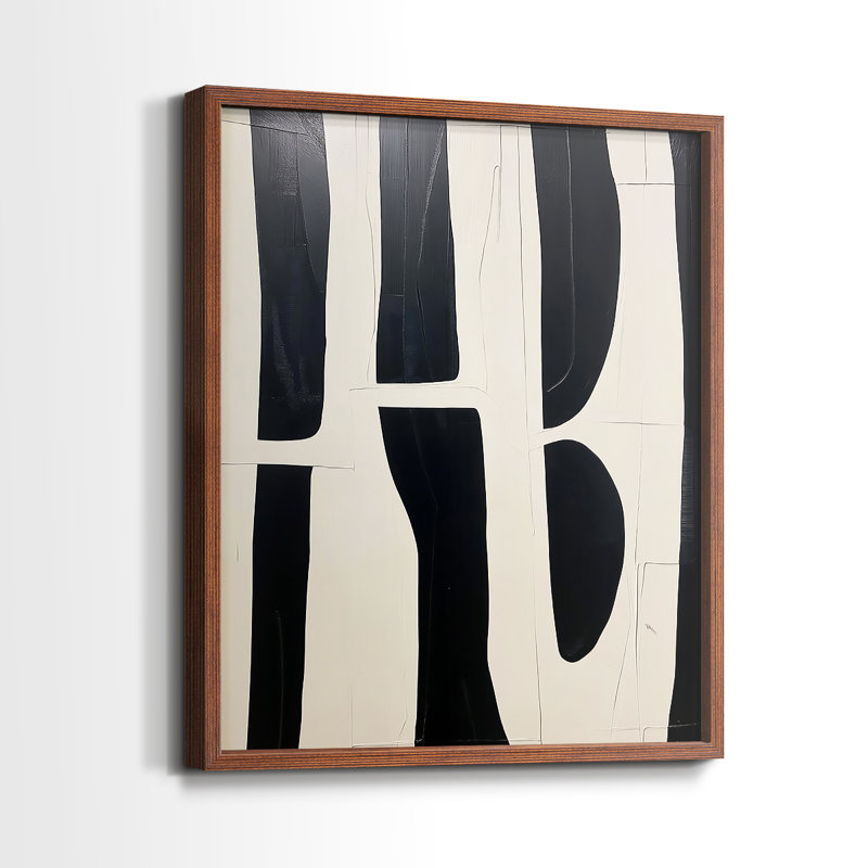 "ABSTRACT Series DCXC" par J Paul, H 29 po x l 23 po, Noyer