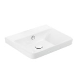 WS Bath Collections 18.1'' Ceramic Rectangular Drop-in Bathroom Sink with Overflow
