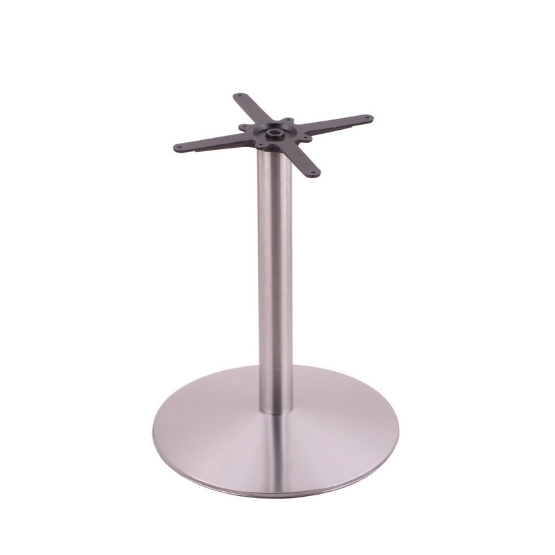 28" Tall, Round Table Base, Stainless