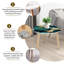 Ensemble de 2 tables basses gigognes Triangle