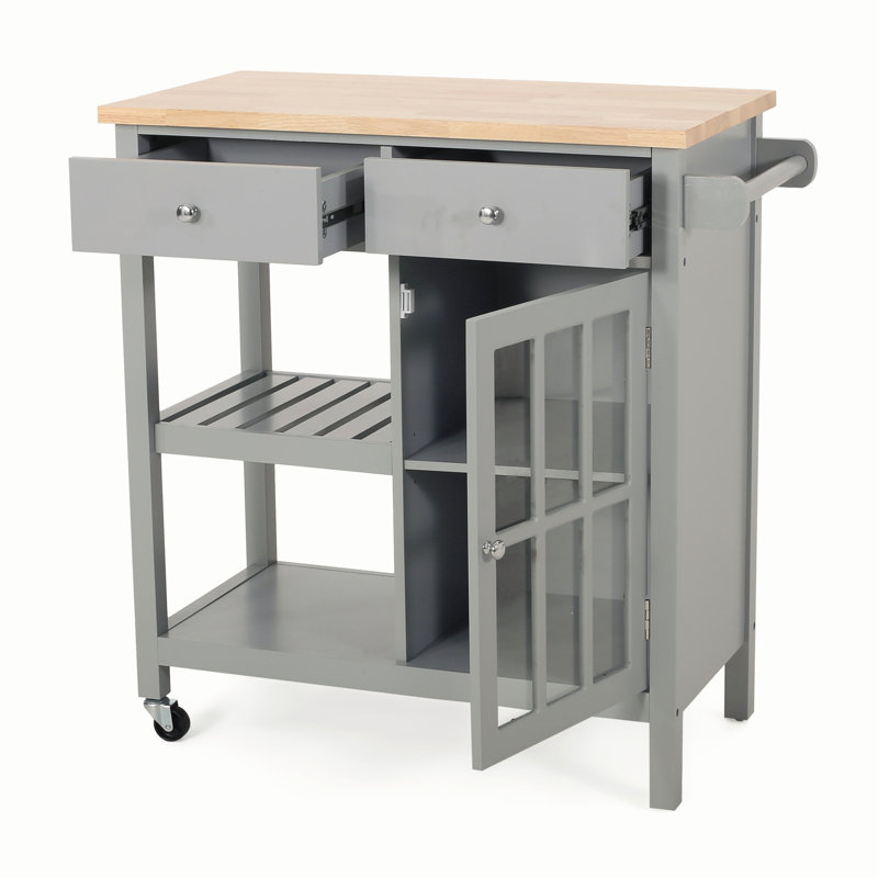 Chariot de cuisine polyvalent et élégant avec de multiples fonctions pour les cuisines compactes