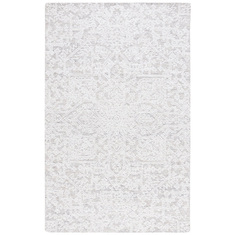 Mabil Hand Tufted Performance Oriental Rug, Rectangle 3' x 5'