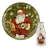 Spode Christmas Tree 2Pc Cookies Santa Plt & Bottle