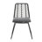 DEJA CHAIR,2PCS With 2 Cushions,Gray
