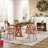 Medieval Solid Wood Side Dining Chairs-349478016