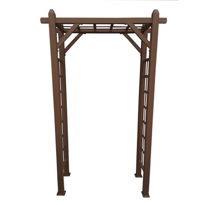 Arche de jardin moderne en aluminium