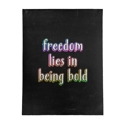 Quotes Chenille Indoor Rug