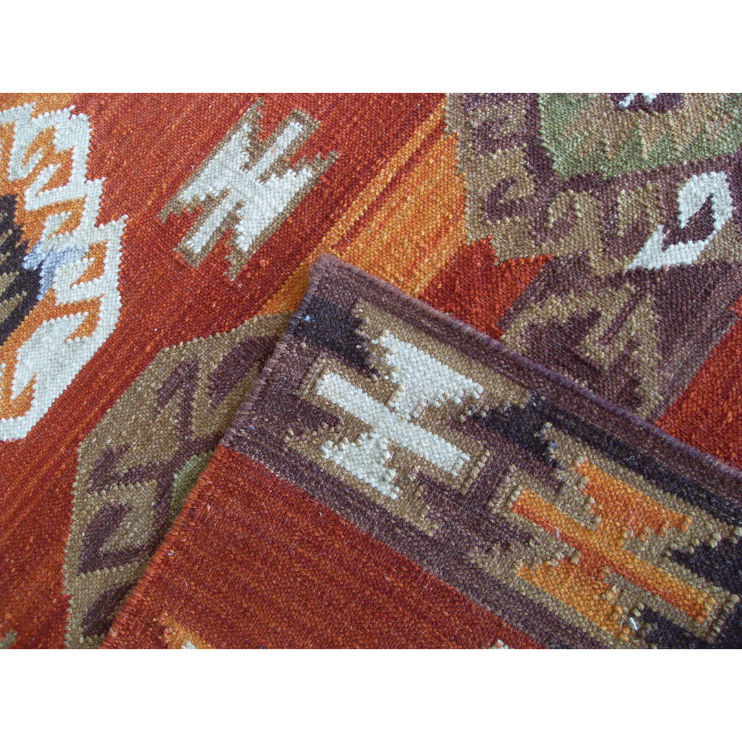 Southwestern Wool Hand Woven Area Rug