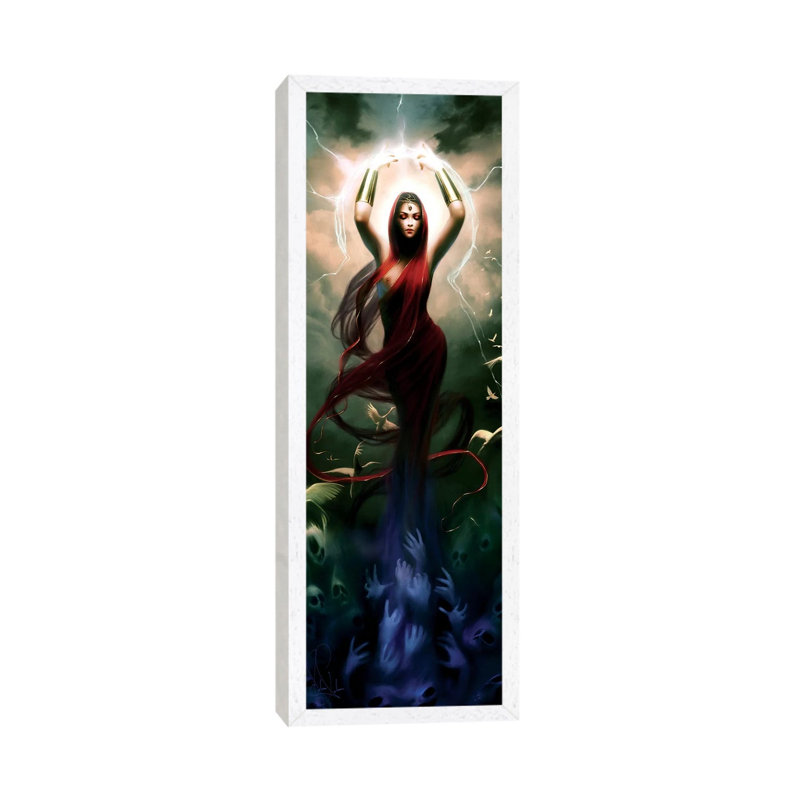 Mercy by Melanie Delon - Panoramic Print on Canvas, 121.92 cm H x 40.64 cm W, White Framed