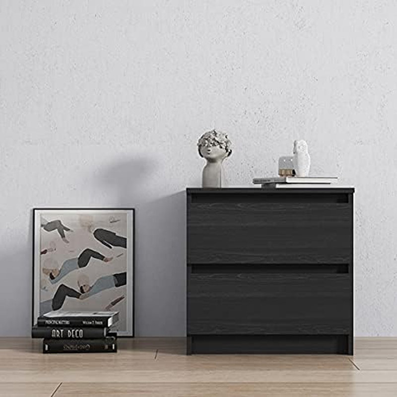 22,83X18,90X 5,51 po Commode à tiroirs, armoire de rangement en panneau de fibres à densité moyenne ...