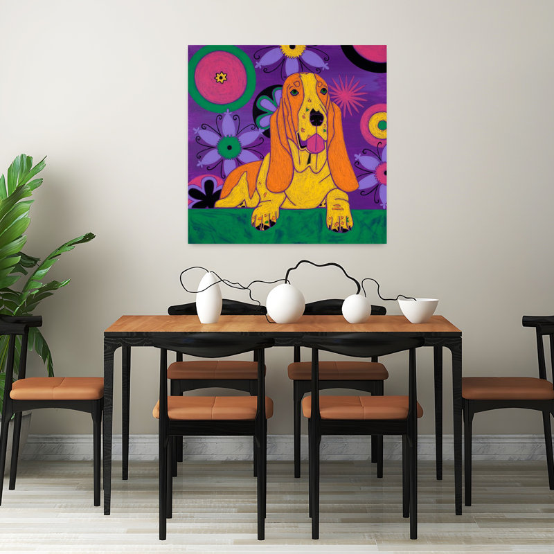 Hush Puppeh, art contemporain pour chien, H 32 po x l 32 po