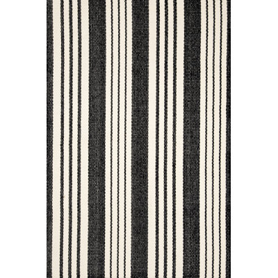 Birmingham Black Hand-Woven Outdoor Rug