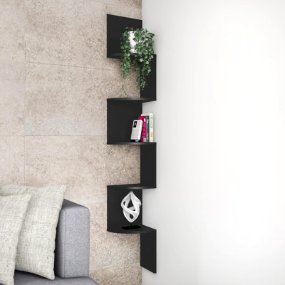 Zaira 5 Piece Floating Shelf