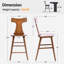 Tabouret Mid Mid Century-1656628132
