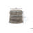 Genaro 44cm Wide Round Solid Colour Pouffe Ottoman