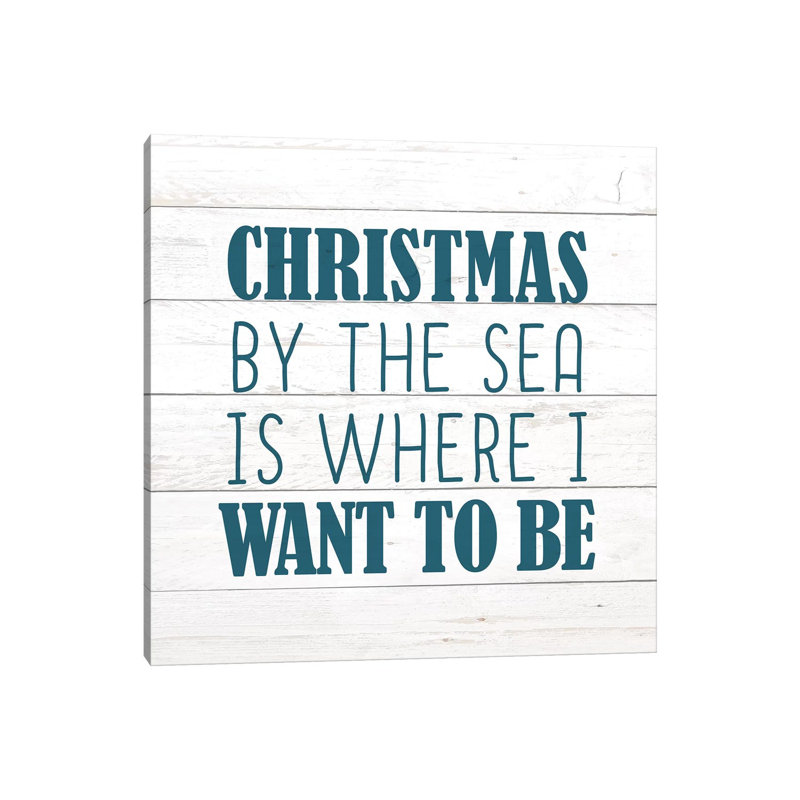By The Sea by Kimberly Allen - Wrapped Canvas Gallery-Wrapped Canvas Giclée, 93.98cm H x 93.98cm W